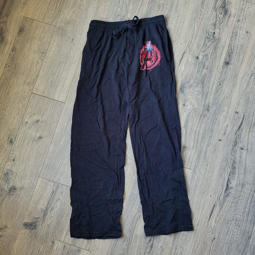 Marvel Avengers Lounge Pants Black {Medium}